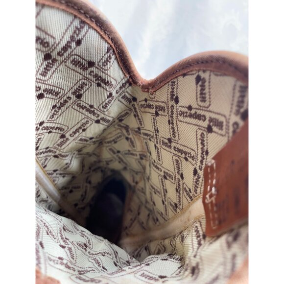 Vintage Original Capezio Brown Leather Suede Cowboy Boots Size 2Medium - Picture 2 of 12